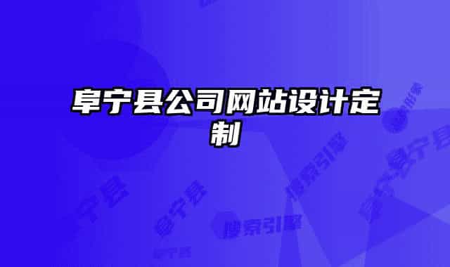 阜宁县公司网站设计定制