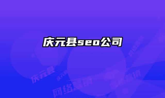 庆元县seo公司