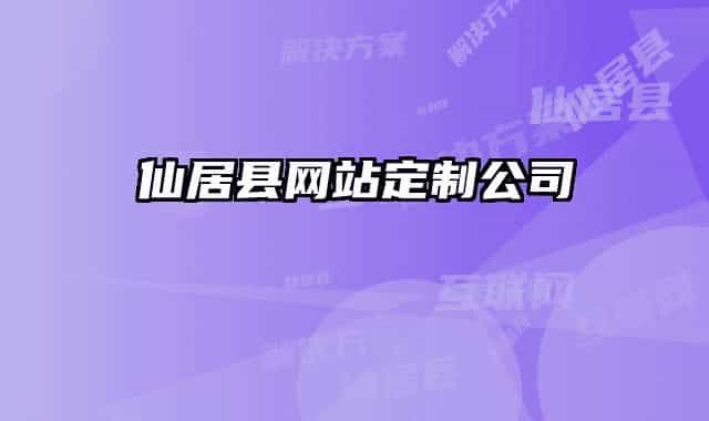 仙居县网站定制公司