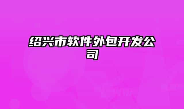 绍兴市软件外包开发公司