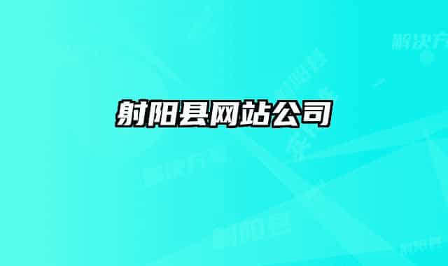 射阳县网站公司