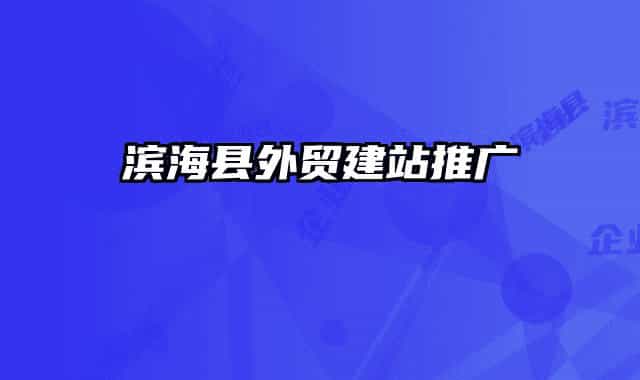 滨海县外贸建站推广