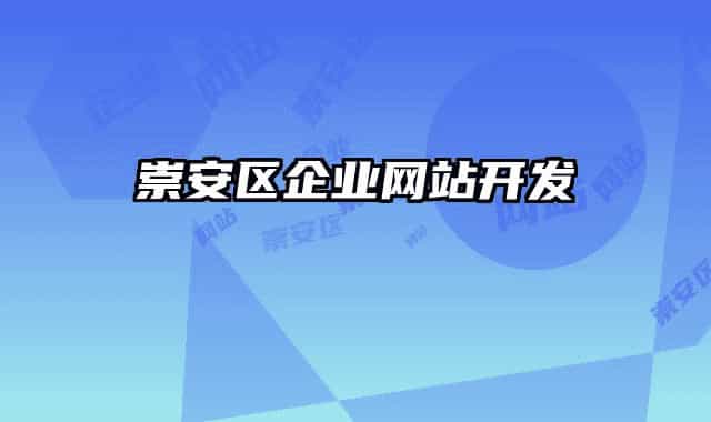 崇安区企业网站开发