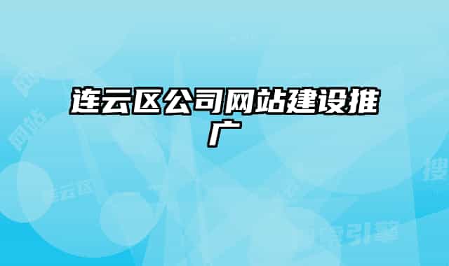 连云区公司网站建设推广