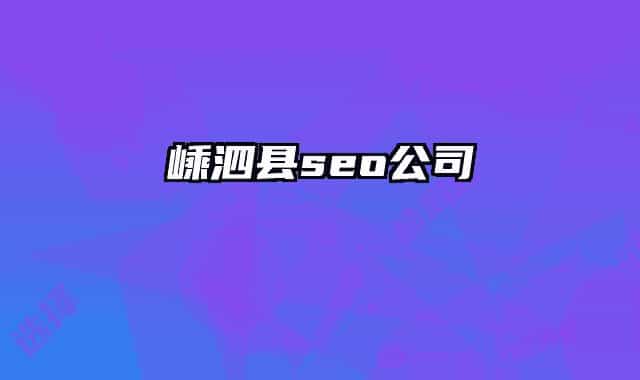 嵊泗县seo公司