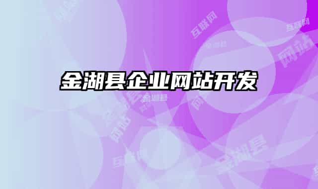 金湖县企业网站开发