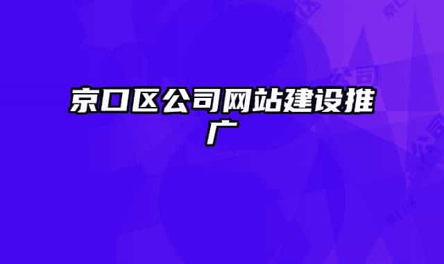 京口区公司网站建设推广