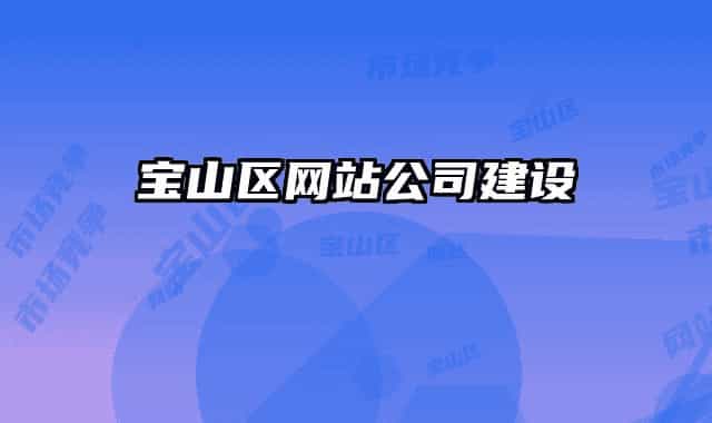 宝山区网站公司建设