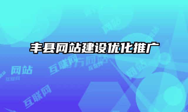丰县网站建设优化推广