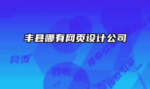 丰县哪有网页设计公司