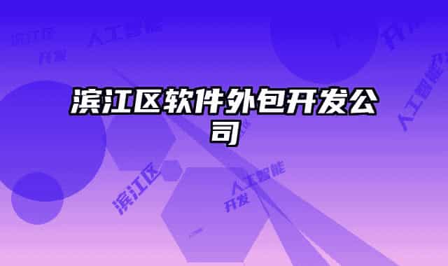 滨江区软件外包开发公司