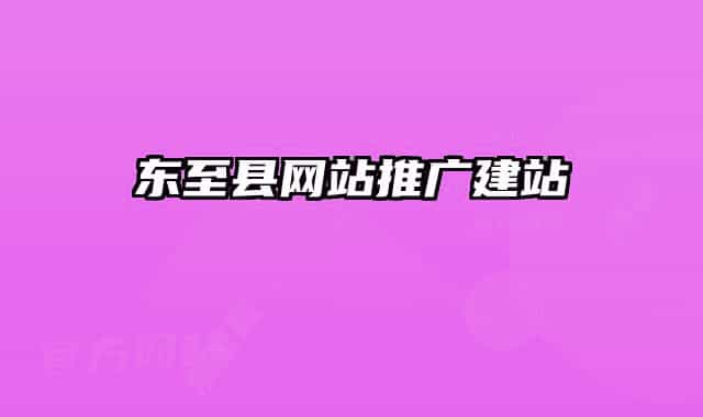 东至县网站推广建站