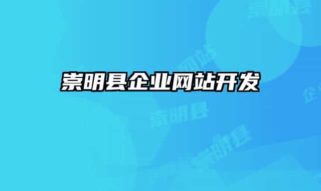 崇明县企业网站开发