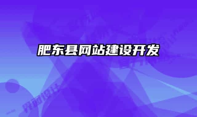 肥东县网站建设开发