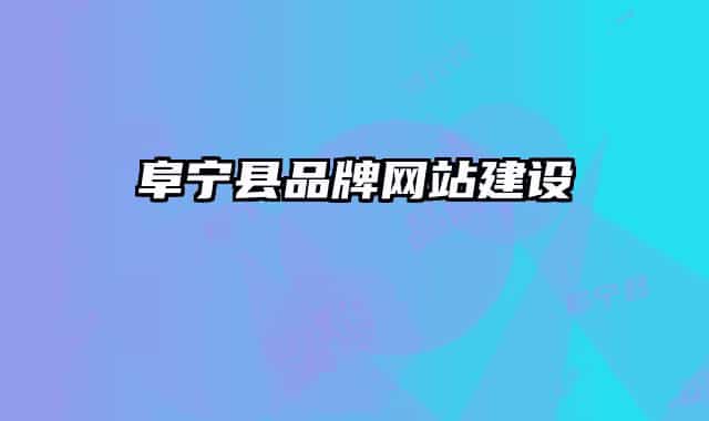 阜宁县品牌网站建设