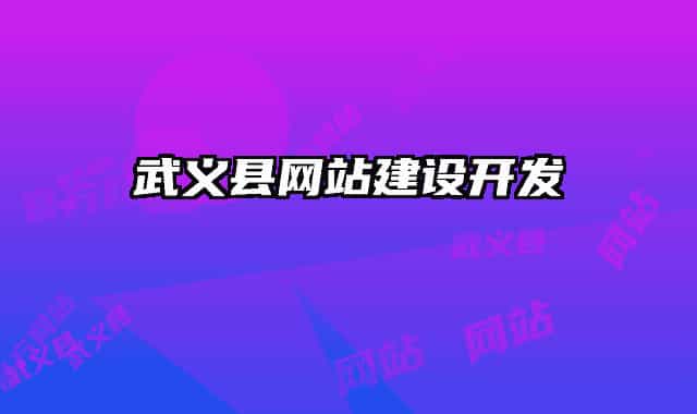 武义县网站建设开发