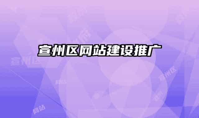 宣州区网站建设推广