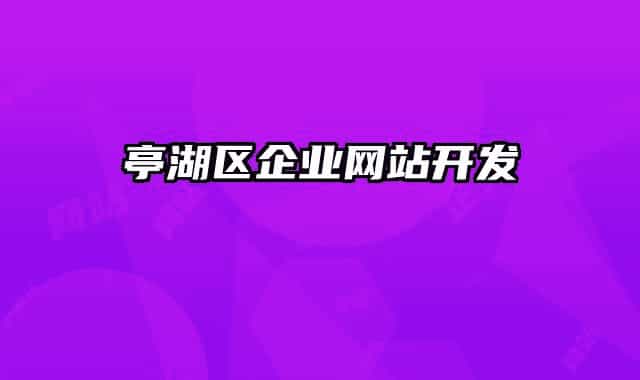 亭湖区企业网站开发