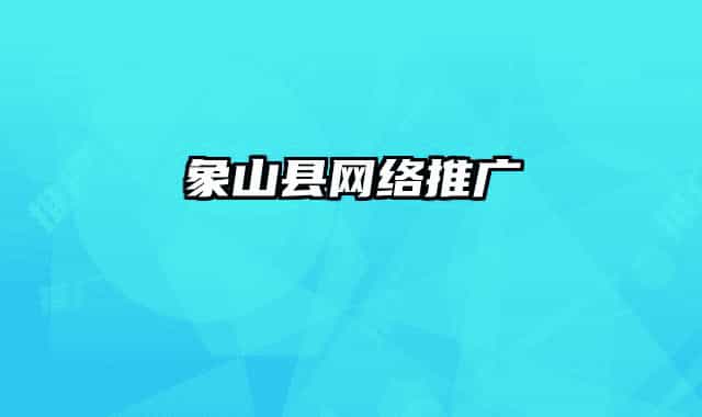 象山县网络推广