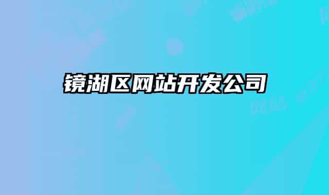 镜湖区网站开发公司