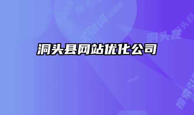 洞头县网站优化公司