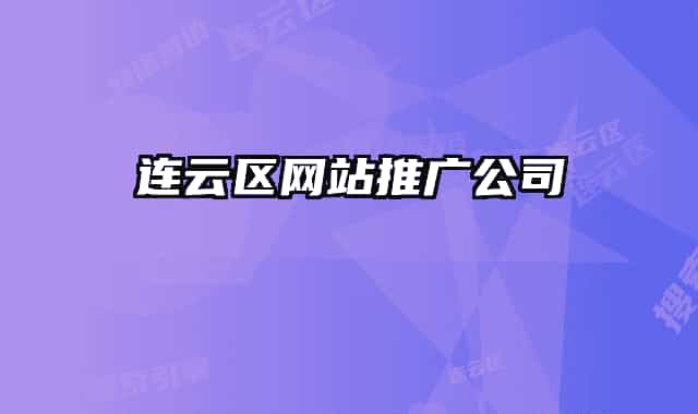 连云区网站推广公司