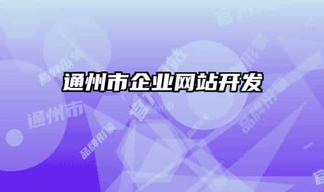 通州市企业网站开发
