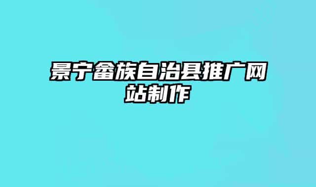 景宁畲族自治县推广网站制作