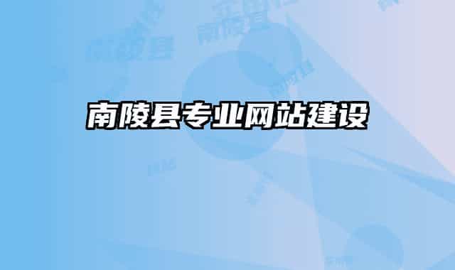 南陵县专业网站建设