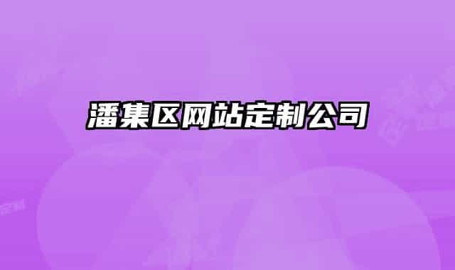 潘集区网站定制公司
