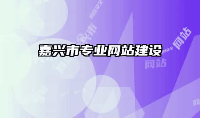 嘉兴市专业网站建设