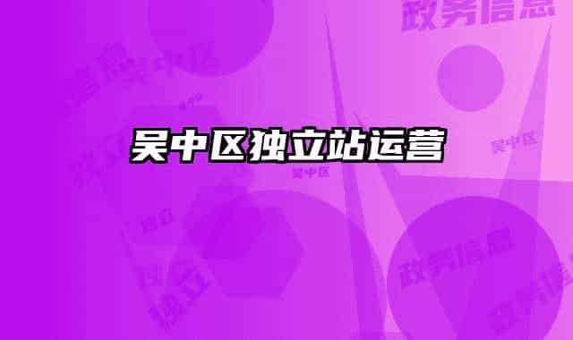 吴中区独立站运营