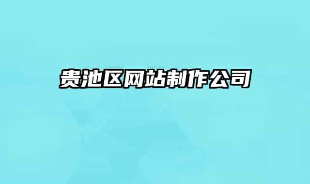 贵池区网站制作公司