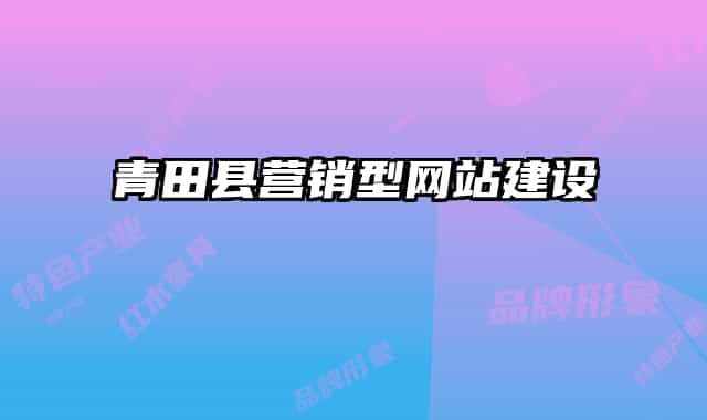 青田县营销型网站建设