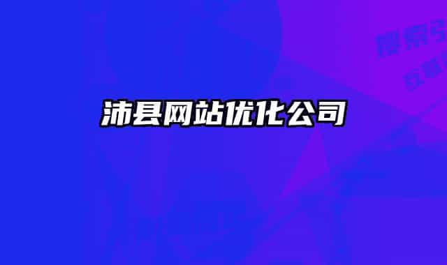 沛县网站优化公司