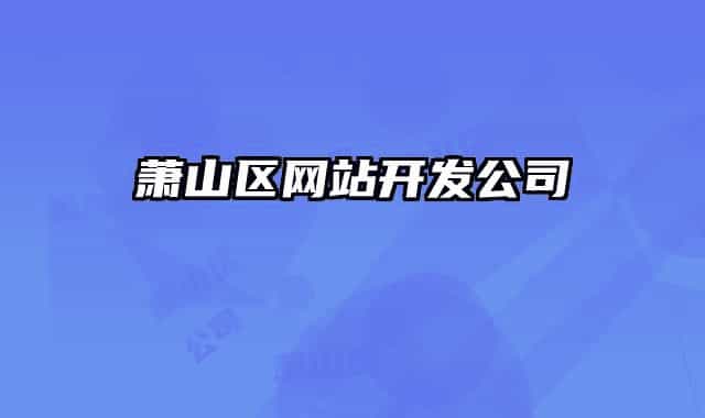 萧山区网站开发公司