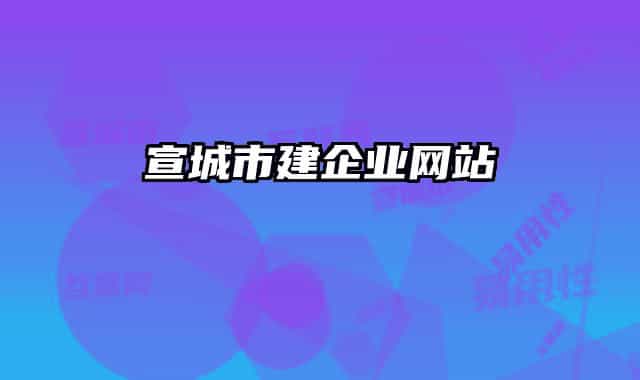 宣城市建企业网站