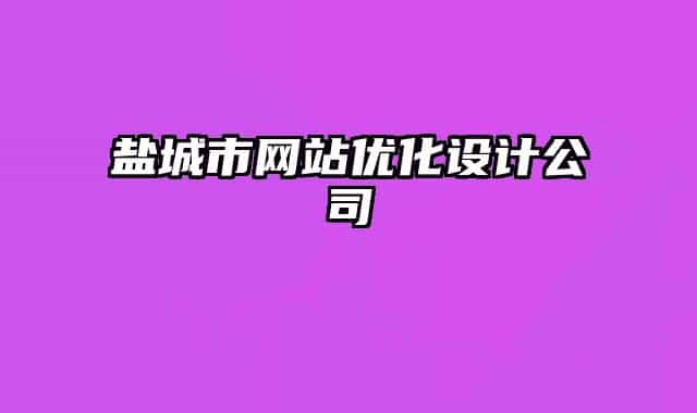 盐城市网站优化设计公司
