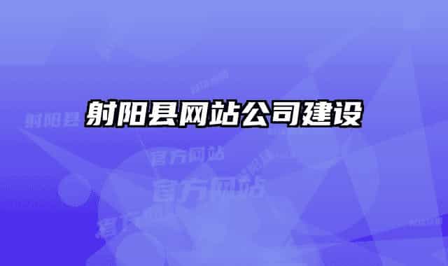 射阳县网站公司建设