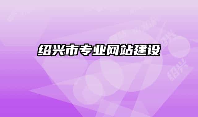 绍兴市专业网站建设