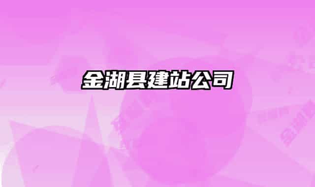 金湖县建站公司