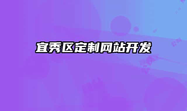 宜秀区定制网站开发