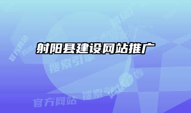 射阳县建设网站推广