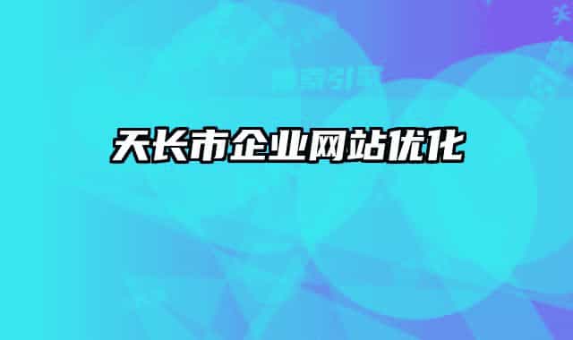 天长市企业网站优化