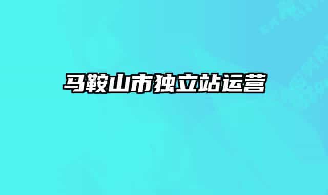 马鞍山市独立站运营