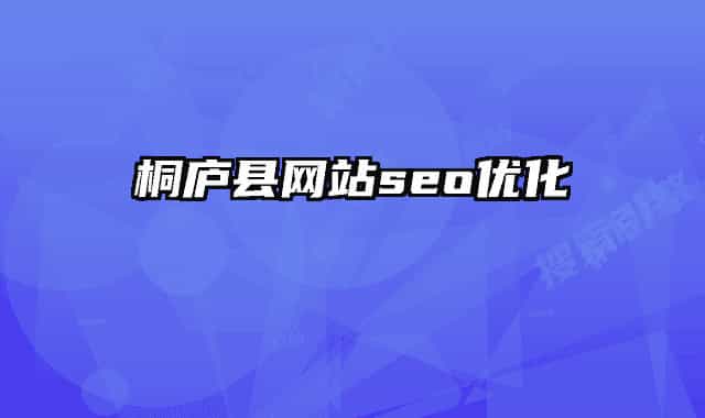 桐庐县网站seo优化