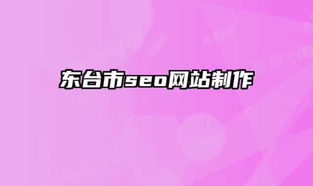 东台市seo网站制作
