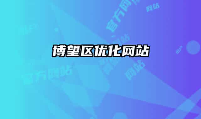 博望区优化网站