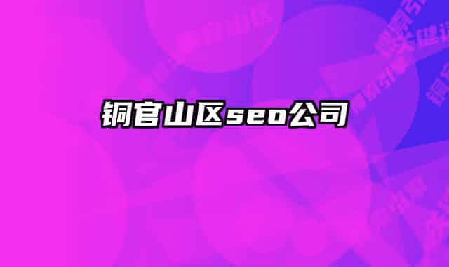 铜官山区seo公司