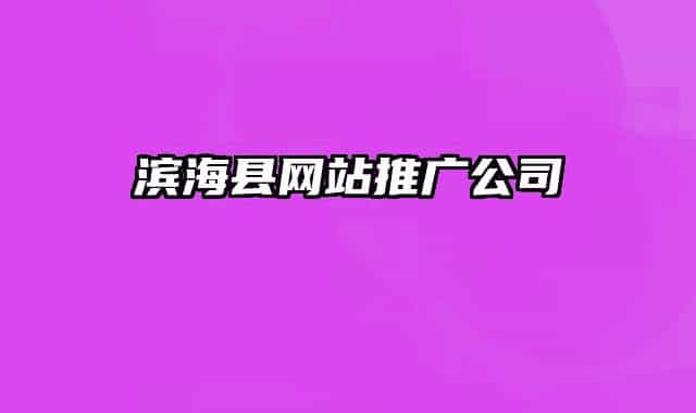 滨海县网站推广公司